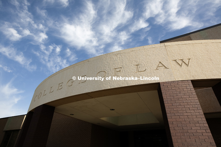 Ross McCollum Hall houses the University of Nebraska Law College. Pictured; Exterior of McCollum Hall. 100506, Photo by Craig Chandler / University Communications