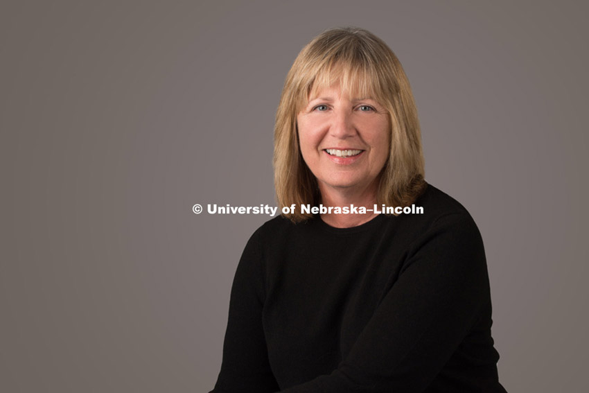 Studio portrait of Ruth Heaton, Professor for the College of Education and Human Science. December 2, 2015, Photo by Greg Nathan, University Communications Photographer.