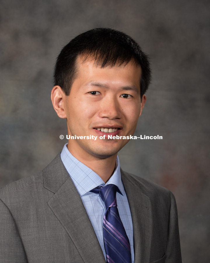 Studio portrait of Heng Chen, Assistant Professor, College of Business. New Faculty Orientation. August 29, 2016. Photo by Greg Nathan, University Communication Photography.