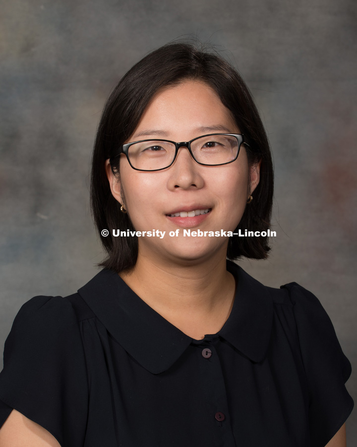 Studio portrait of Jessica Namkung, Assistant Professor, CEHS. New Faculty Orientation. August 29, 2016. Photo by Greg Nathan, University Communication Photography.