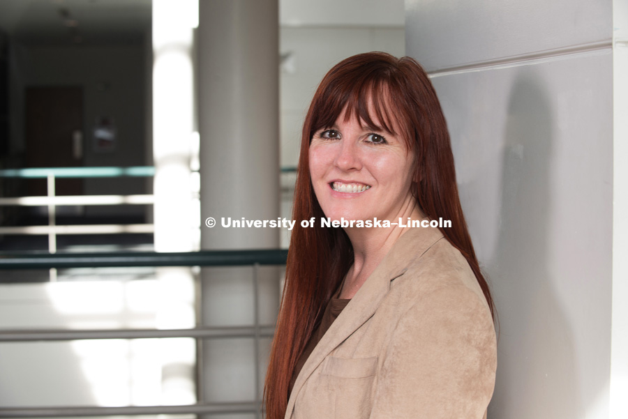 Kerry McCullough-Vondrak, Communications Associate for the College of Architecture. Faculty / Staff photo shoot. October 27, 2016. Photo by Greg Nathan, University Communication Photography.