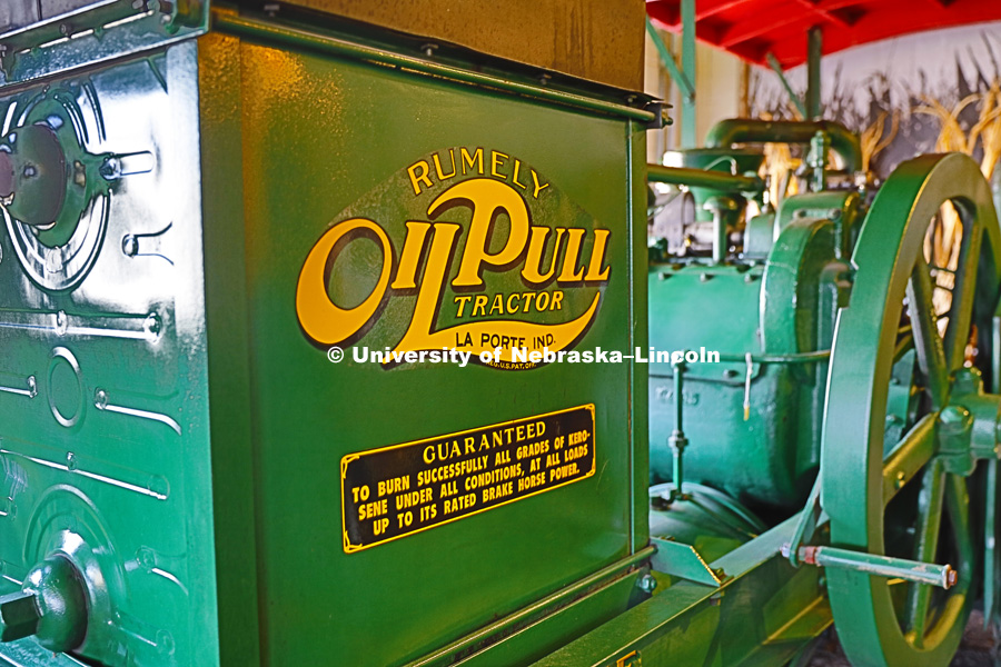 Lester F. Larsen Tractor Test and Power Museum. October 27, 2016. 
Photo by Craig Chandler / University Communication Photography.