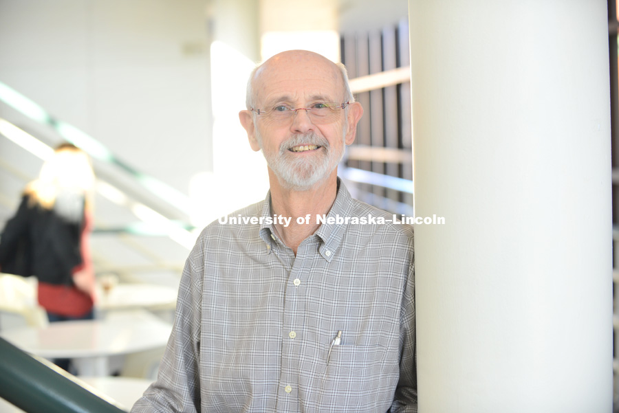 James J. Potter, Emeritus Professor of Architecture. College of Architecture. Faculty / Staff photo shoot. October 27, 2016. Photo by Greg Nathan, University Communication Photography.