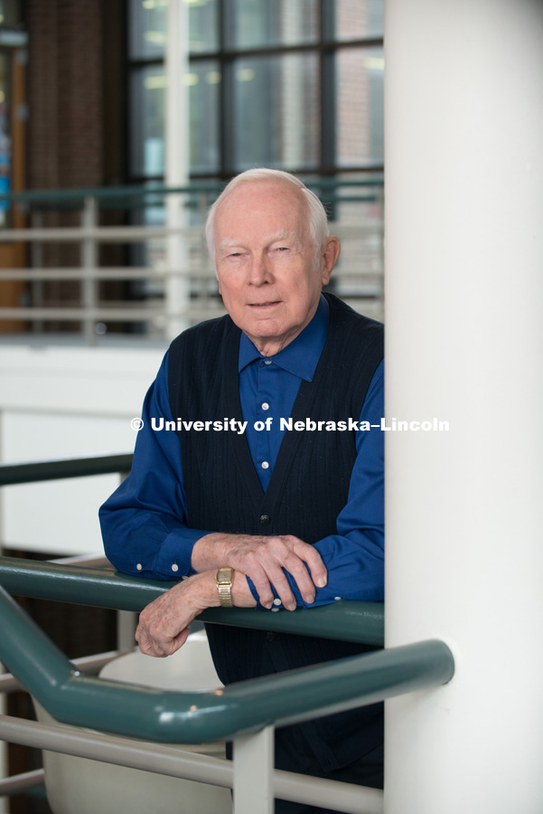 Keith Sawyers, Emeritus Professor of Architecture. College of Architecture. Faculty / Staff photo shoot. October 27, 2016. Photo by Greg Nathan, University Communication Photography.