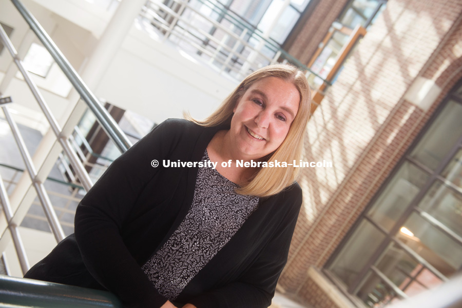 Stephanie Kuenning, Student Success Coordinator for the College of Architecture. Faculty / Staff photo shoot. October 27, 2016. Photo by Greg Nathan, University Communication Photography.