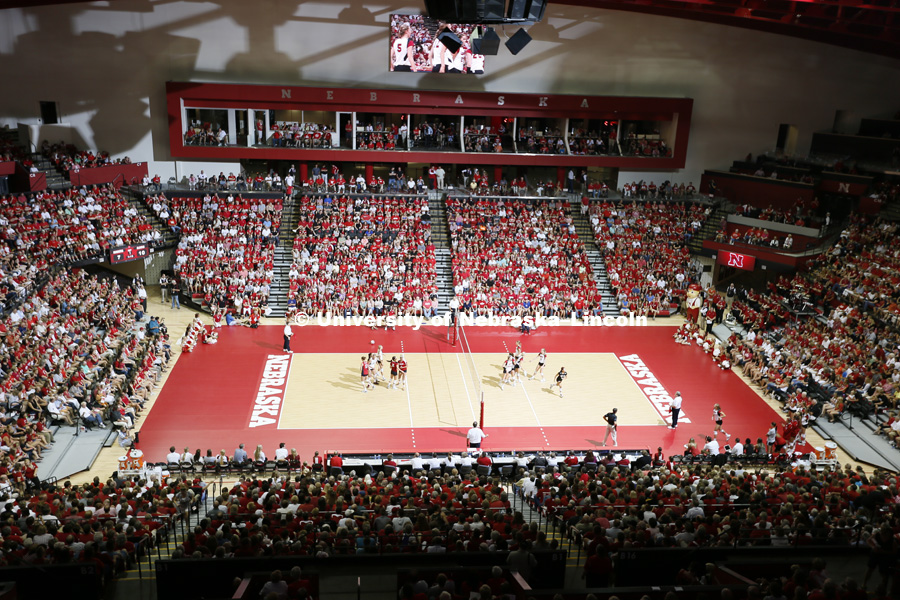 Bob Devaney Sports Center. The 7,907-seat home of Nebraska Volleyball beginning in the 2013 season. University of Nebraska Athletics facilites.  Photo by Scott Bruhn / University of Nebraska Athletics