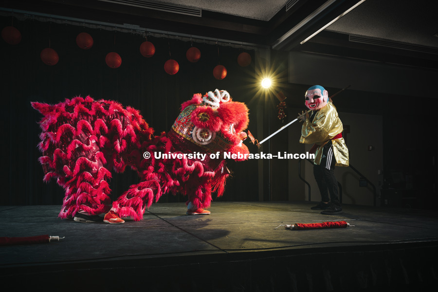 Chinese New Year celebration with a dragon and dance exhibition. January 26, 2017. Photo by Andrew Swenson/University of Nebraska-Lincoln.