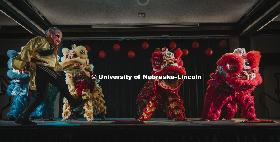 Chinese New Year celebration with a dragon and dance exhibition. January 26, 2017. Photo by Andrew Swenson/University of Nebraska-Lincoln.