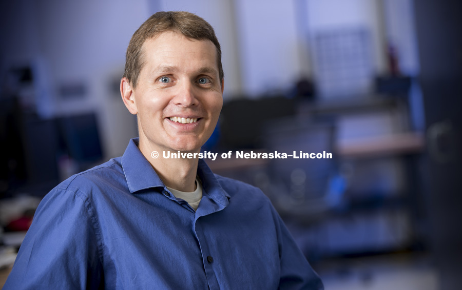 Benjamin Terry, associate professor of Mechanical and Materials Engineering. June 1, 2017. Photo provided by Office of Research, University of Nebraska.