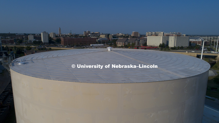 UNL has a new water tank as part of sustainability project. The new specialized water tank is designed to reduce energy costs and increase heating and cooling system efficiency. The 8.1-million-gallon tank, which is scheduled to go online in spring 2018,