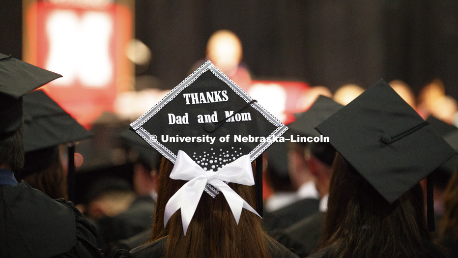 August Commencement at Pinnacle Bank Arena. August 12, 2017. Photo by Craig Chandler / University Communication.