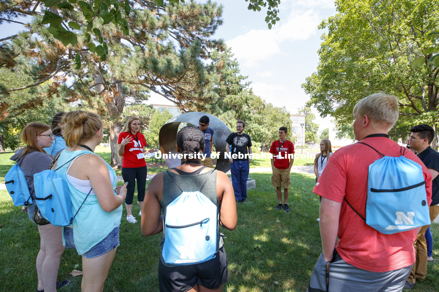 Opening day of the First Husker program put on by the First-Year Experience and Transition Program. August 13, 2017. Photo by Craig Chandler / University Communication.