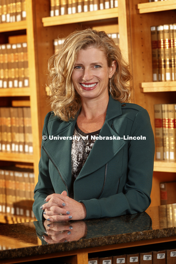 Professor Michelle Paxton, College of Law photo shoot. September 14, 2017. Photo by Craig Chandler / University Communication.
