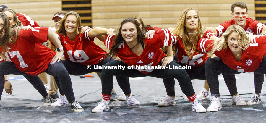 Alpha Xi Delta, Sigma Chi and Phi Mu perform at Huskers Have Talent competition at the Coliseum. September 18, 2017. Photo by Craig Chandler / University Communication.