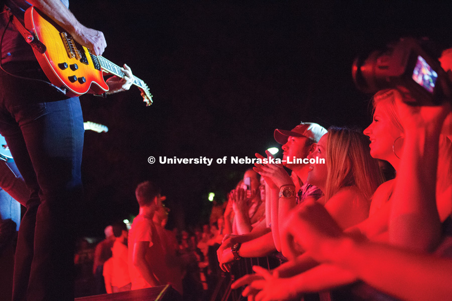 Homecoming Concert on East Campus. September 22, 2017. Photo by Alyssa Mae Ranard for University Communication.