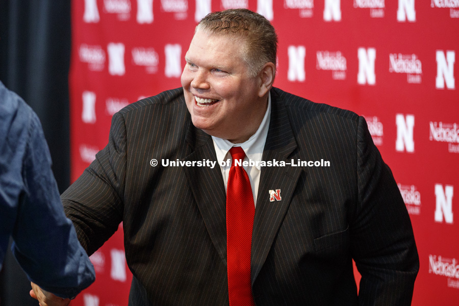 Dave Rimington, a native of Omaha and a two-time Husker All-American, will return to Lincoln as the University of Nebraska’s interim director of athletics, Chancellor Ronnie Green announced September 26, 2017.  Photo by Craig Chandler / University