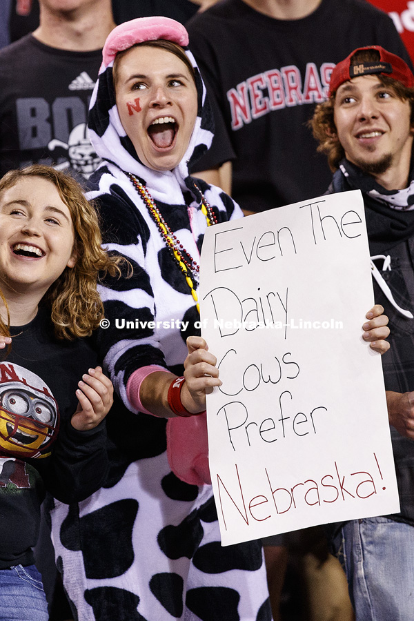 Nebraska vs. Wisconsin football. October 7, 2017. Photo by Craig Chandler / University Communication.