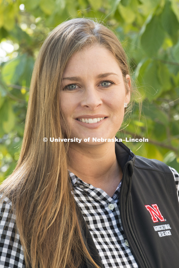 Ashleigh Ravnikar, Administrative Assistant for the Agricultural Research Division. October 23, 2017. Photo by Greg Nathan, University Communication Photography.