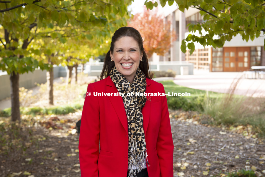 Shelley Zaborowski, Alumni Association Executive Director. November 2, 2017. Photo by Greg Nathan, University Communication.
