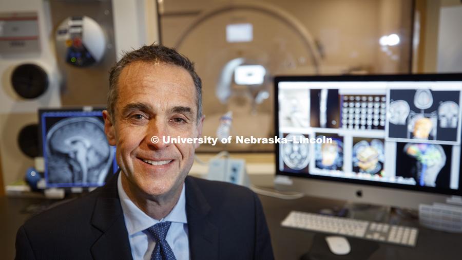 Cary Savage, Director of CB3 Center for Brain, Biology and Behavior. January 26, 2018. Photo by Craig Chandler / University Communication.