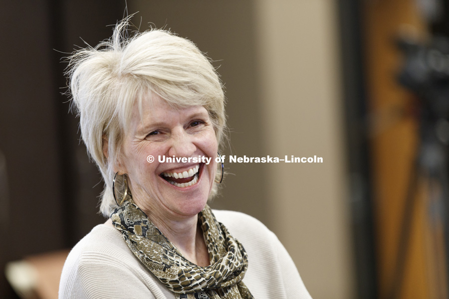 Mary Beth Lehmanowksy teaches EDAD 851 - Faculty and Staff Appraisal. April 12, 2019. Photo by Craig Chandler / University Communication.