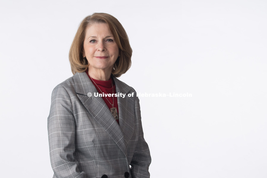 Studio portrait of Concetta DiRusso, Associate Vice Chancellor of Research and Creative Activity (Interim). April 30, 2018. Photo by Greg Nathan, University Communication Photography.