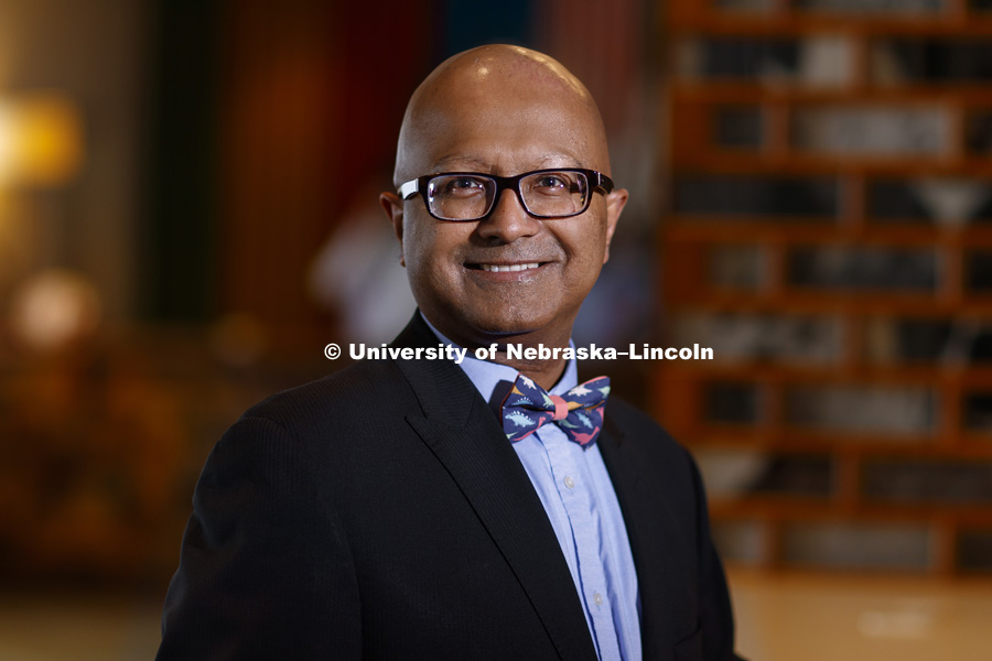 Dipra Jha, Professor in Residence, Assistant Professor of Practice, in Hospitality, Restaurant and Tourism Management. May 9, 2018. Photo by Craig Chandler / University Communication.