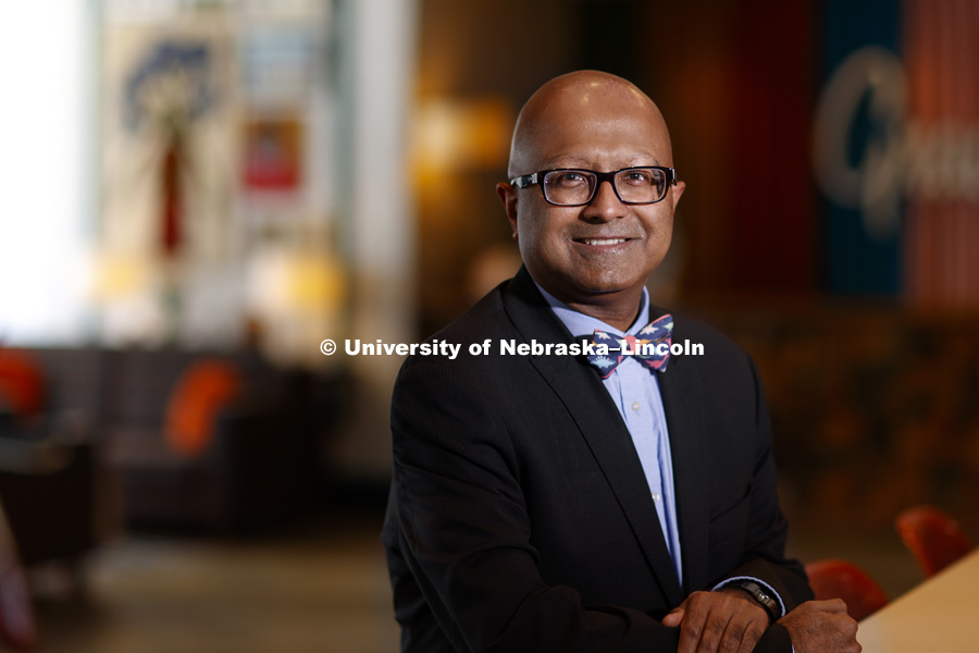 Dipra Jha, Professor in Residence, Assistant Professor of Practice, in Hospitality, Restaurant and Tourism Management. May 9, 2018. Photo by Craig Chandler / University Communication.