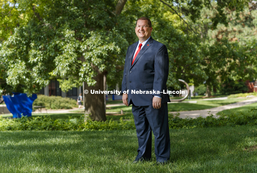 Robert "Bob" Wilhelm, Vice Chancellor for Research and Economic Development. July 26, 2018. Photo by Craig Chandler / University Communication.