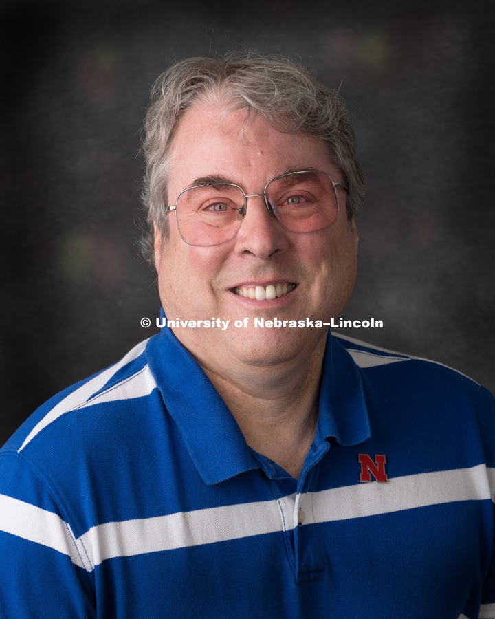 Studio portrait of Robert Powers, Professor, Chemistry. August 9, 2018. Photo by Greg Nathan, University Communication Photographer.