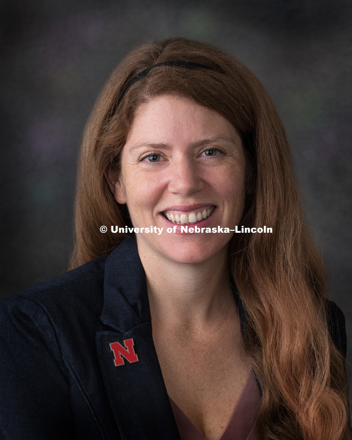 Studio portrait of Trisha Vickrey, Lecturer, Chemistry. August 9, 2018. Photo by Greg Nathan, University Communication Photographer.