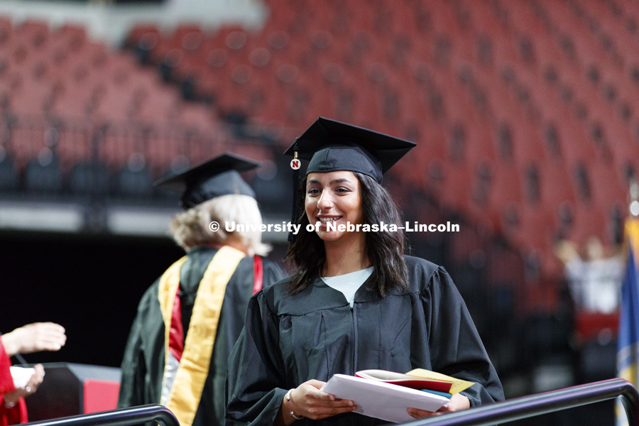 Summer Commencement at Pinnacle Bank Arena. August 11, 2018. Photo by Craig Chandler / University Communication.