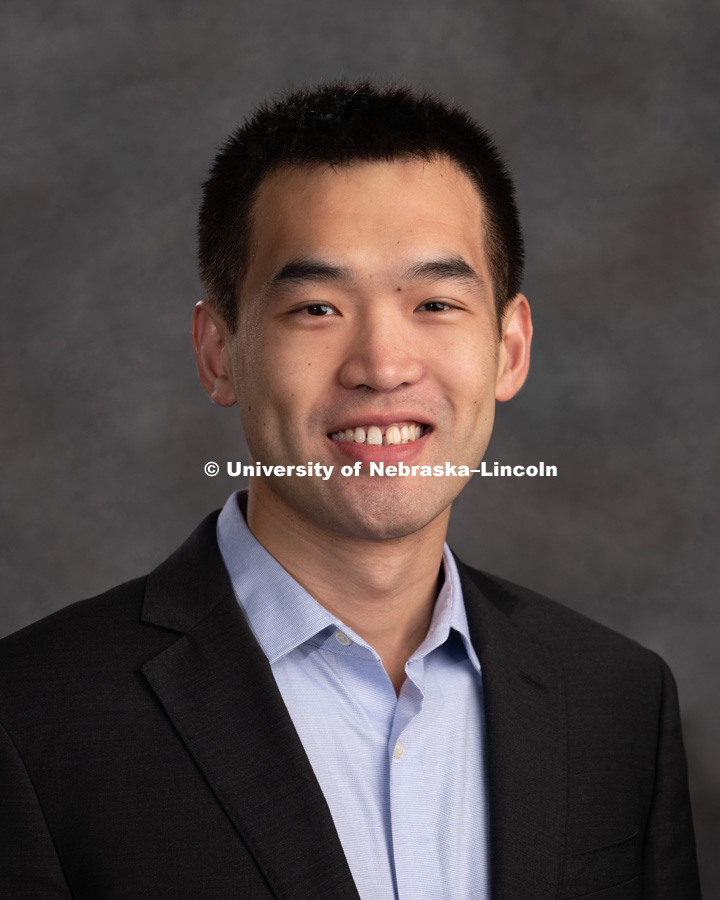Studio portrait of Ruomeng Liu, Assistant Professor of Finance, College of Business. New Faculty. August 15, 2018. Photo by Greg Nathan, University Communication Photography.