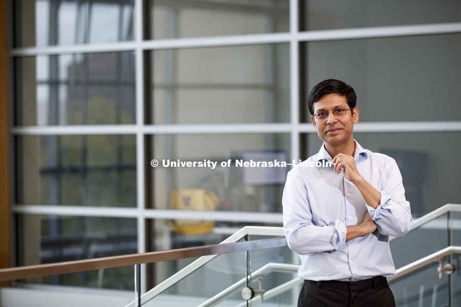 Alok Kumar, associate professor of marketing. College of Business photo shoot. September 5, 2018. Photo by Craig Chandler / University Communication.