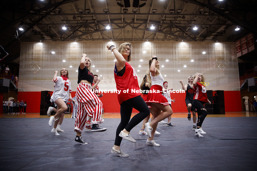 Husker Have Talent show in the Coliseum as part of Homecoming Week. September 24, 2018. Photo by Craig Chandler / University Communication.