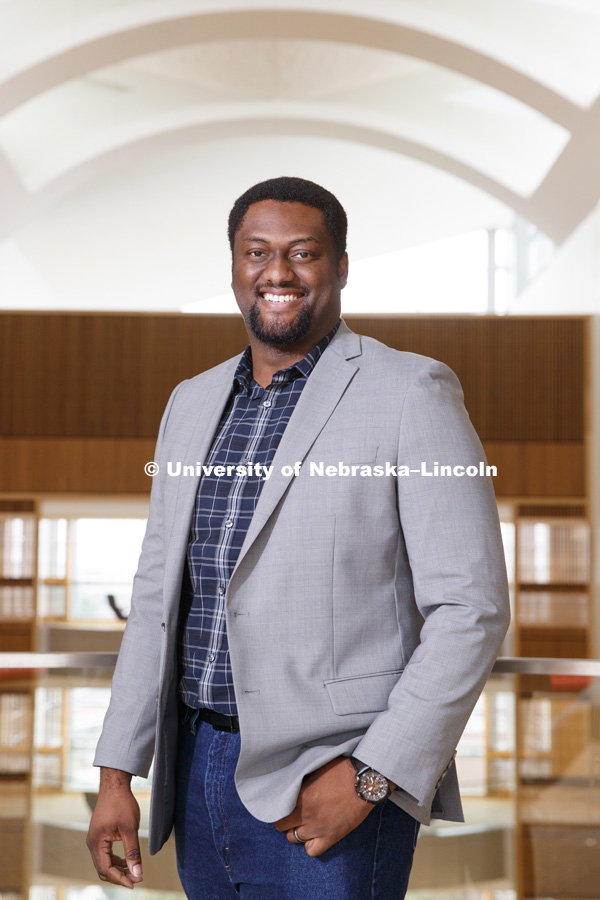 Professor Uchechukwu Jarrett is one of three named as inaugural Seacrest Teaching Fellows. College of Business. October 10, 2018. Photo by Craig Chandler / University Communication.