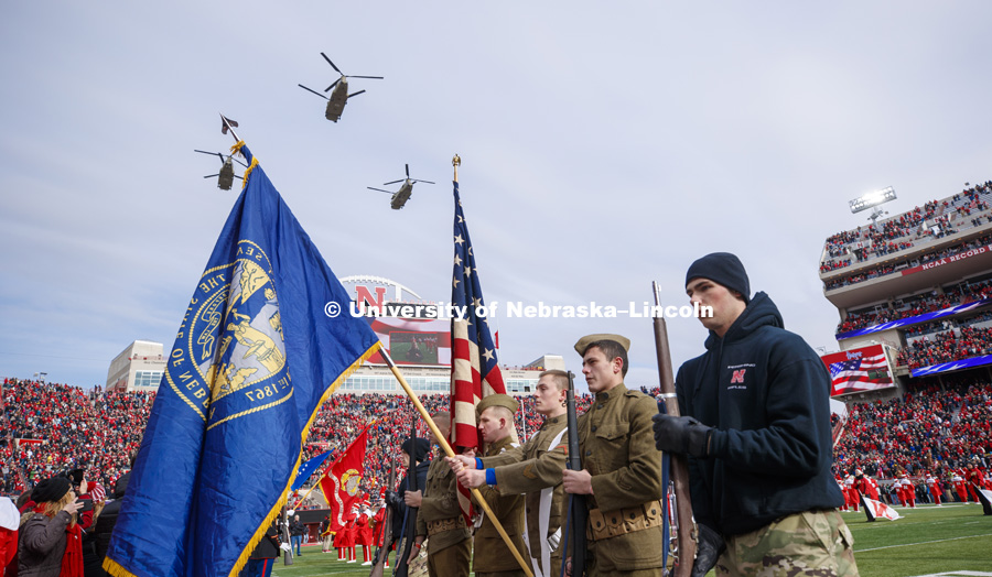 Nebraska vs. Illinois football in Memorial Stadium. November 10, 2018. Photo by Craig Chandler / University Communication.