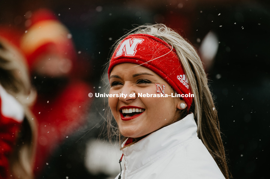 Nebraska vs. Michigan State University football in Memorial Stadium. November 17, 2018. Photo by Justin Mohling / University Communication.