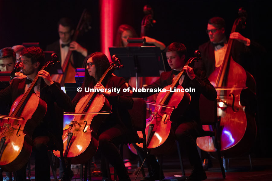 UNL Symphony Orchestra performs the world premiere of "Welcome, Pioneers". Charter Day Celebration: Music and Milestones in the Lied Center. Music and Milestones was a part of the N150 Charter Week celebration. February 15, 2019. Photo by Craig Chandler / University Communication.