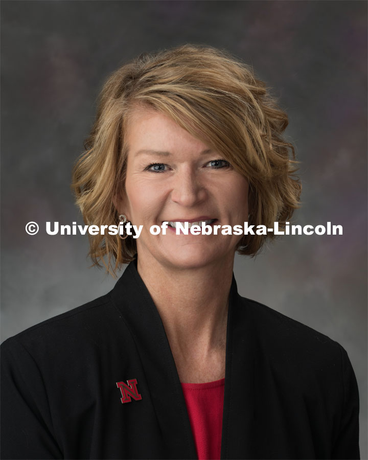 Studio portrait of Jill Hochstein, Technical Project Manager, Nebraska Food for Health. March 20, 2019. Photo by Greg Nathan / University Communication.