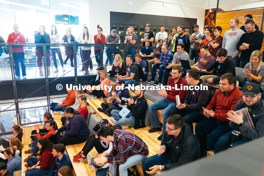 Hudl headquarters.  Lincoln, Nebraska.  For use only in UNL sites and not for outside use. March 21, 2019. Photo courtesy Hudl