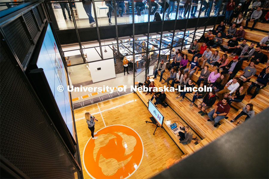 Hudl headquarters.  Lincoln, Nebraska.  For use only in UNL sites and not for outside use. March 21, 2019. Photo courtesy Hudl