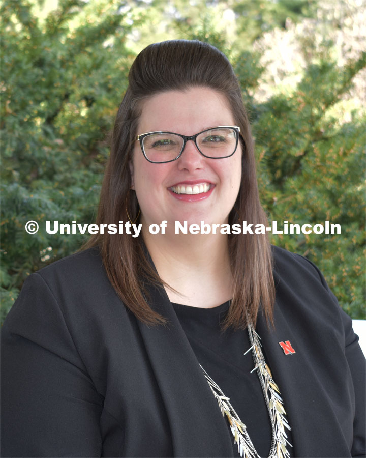Dr. Laura E. Young, Director and Editor of Strategic Discussions for Nebraska, and Assistant Professor of Practice, Agricultural Leadership, Education and Communication. April 4, 2019. Photo by Greg Nathan / University Communication.