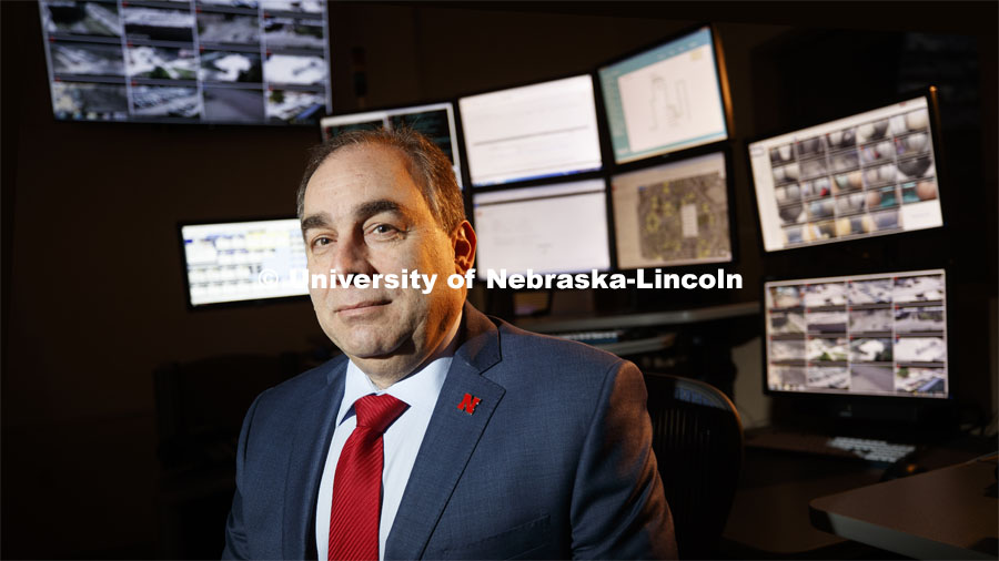 Mario Scalora, Director of the Public Policy Center and Professor of Psychology, is a 2019 IDEA winner from the University of Nebraska. April 4, 2019. Photo by Craig Chandler / University Communication.