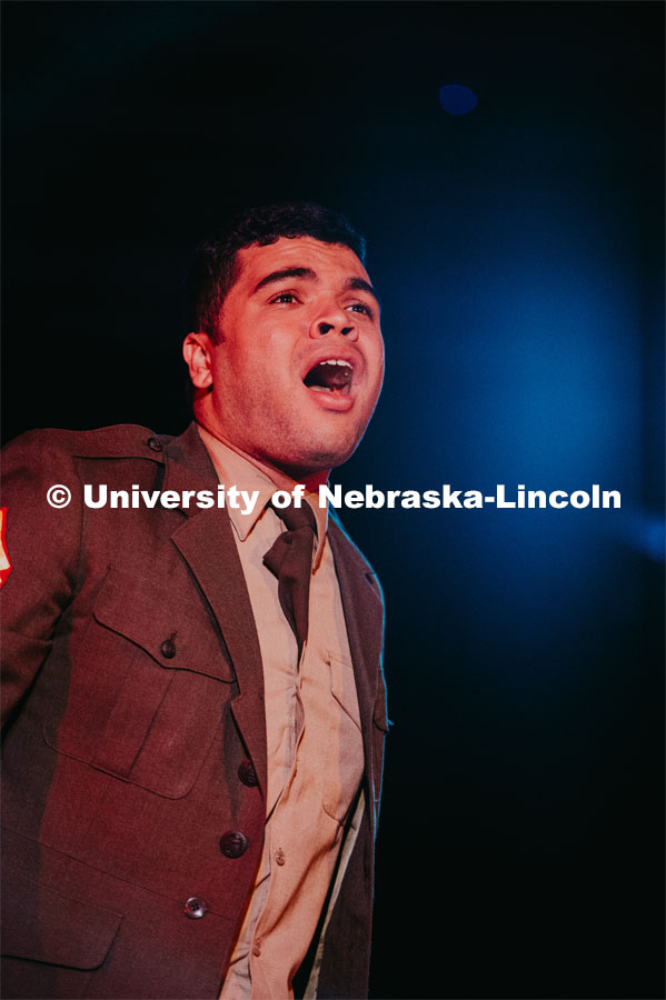 The University of Nebraska-Lincoln Glenn Korff School of Music’s Opera program presented Violet on Friday, April 12 at 7:30 p.m. and then again on Sunday, April 14 at 3 p.m. in Room 130 of the Westbrook Music Building. Students rehearse the day before opening day. April 11, 2019. Photo by Justin Mohling / University Communication.
