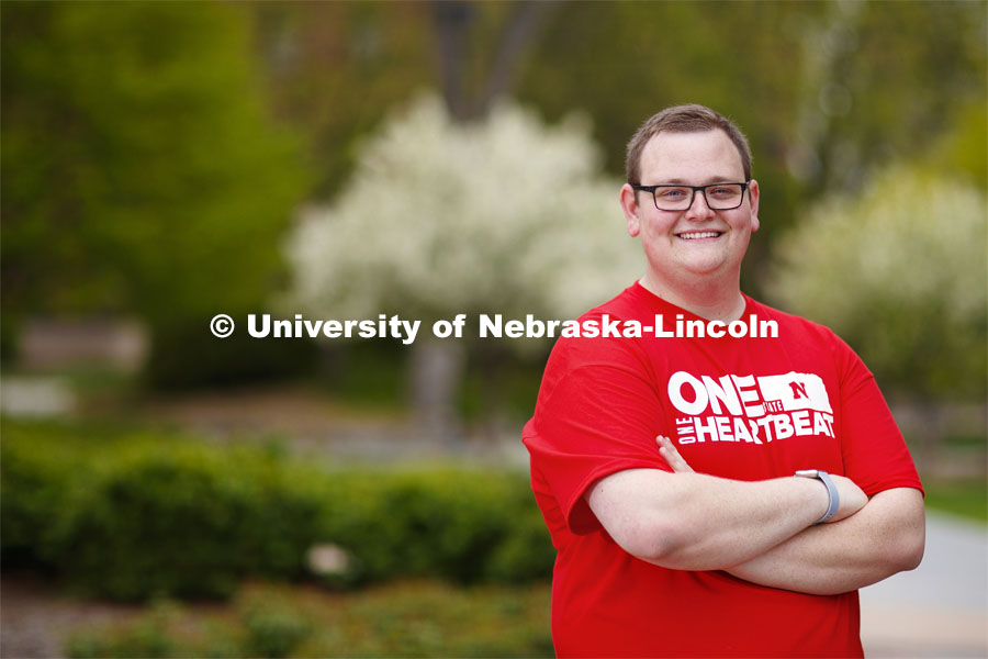 Carter Bracht, Husker Dialogues. Husker Dialogues is designed to introduce first-year students to tools they can use to engage in meaningful conversations to help create an inclusive Husker community. May 1, 2019. Photo by Craig Chandler / University Communication. 