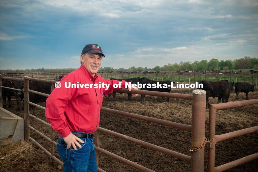 Rick Koelsch, professor in the Department of Biological Systems Engineering at the University of Nebraska–Lincoln. Photo for the 2019 publication of the Strategic Discussions for Nebraska magazine. May 15, 2019, Photo by Gregory Nathan / University Communication. 