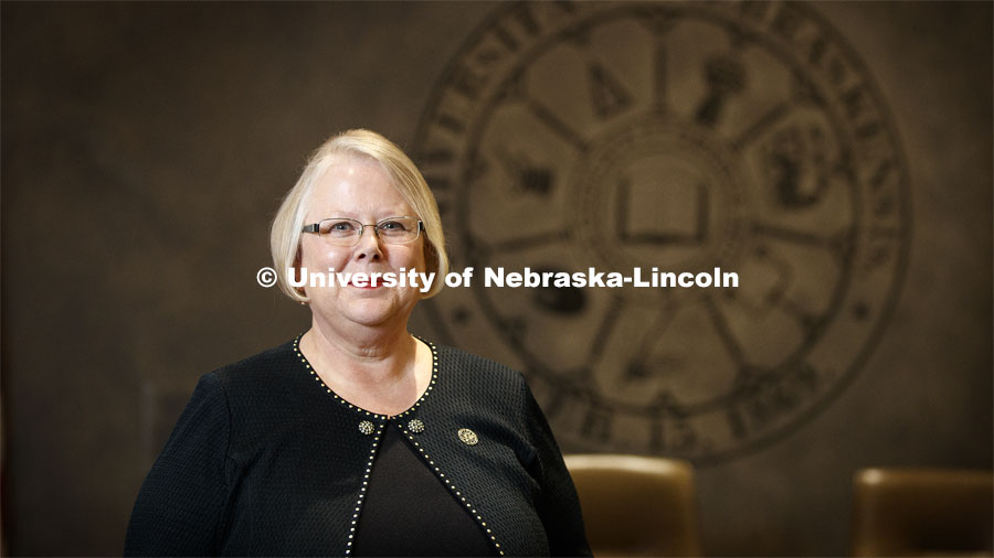 Susan Fritz, Executive Vice President and Provost and the Dean of the Graduate College at the University of Nebraska, was named the University of Nebraska's first woman president on May 30, 2019, and has been appointed interim president. She will assume the role Aug. 15, 2019. Photo by Craig Chandler / University Communication.