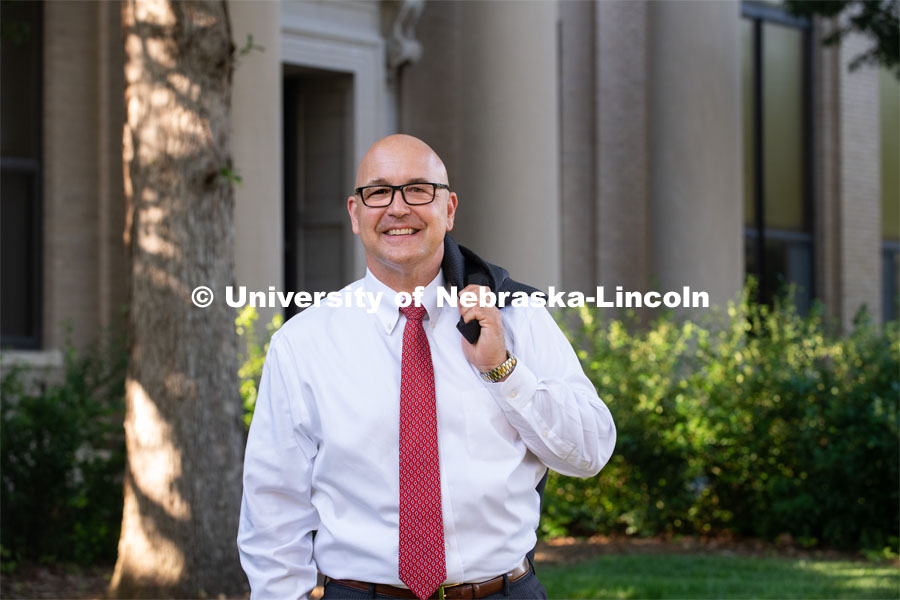 Michael J. Boehm, University of Nebraska Vice President for Agriculture and Natural Resources and Harlan Vice Chancellor of the Institute of Agriculture and Natural Resources (IANR) at the University of Nebraska–Lincoln. Photo for the 2019 publication of the Strategic Discussions for Nebraska magazine. June 26, 2019. Photo by Greg Nathan, University Communication.