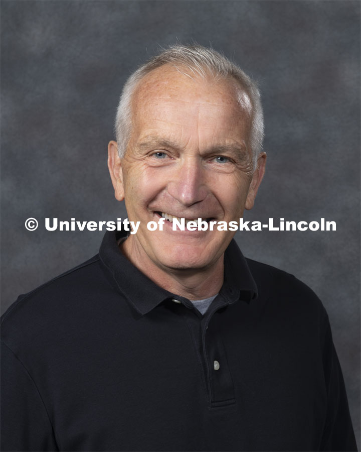 Studio portrait of John Beghin, Professor, Agricultural Economics. New Faculty. August 21, 2019. Photo by Greg Nathan / University Communication Photography.